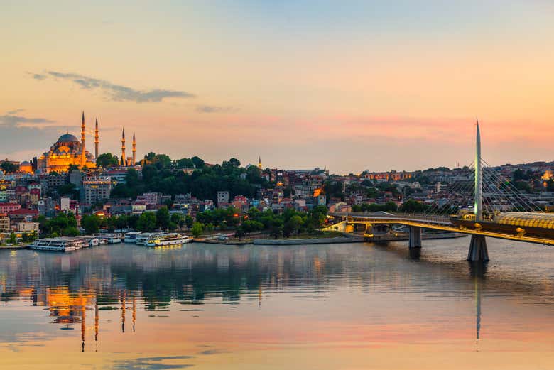 Istanbul at sunset